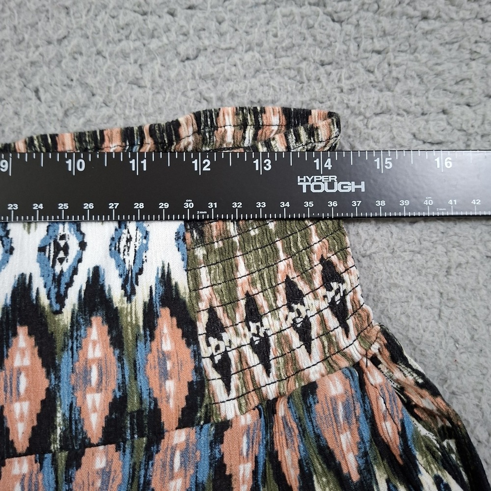 Peace & Pearls Women's Soft Printed Wide Leg Printed Pants Size Large - Picture 4 of 10